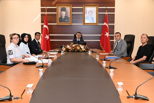 Okul Güvenliği Değerlendirme Toplantısı, Vali Aktaş başkanlığında yapıldı